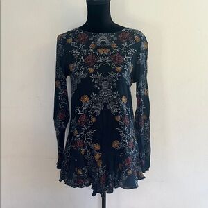 Free People Floral Mini Dress